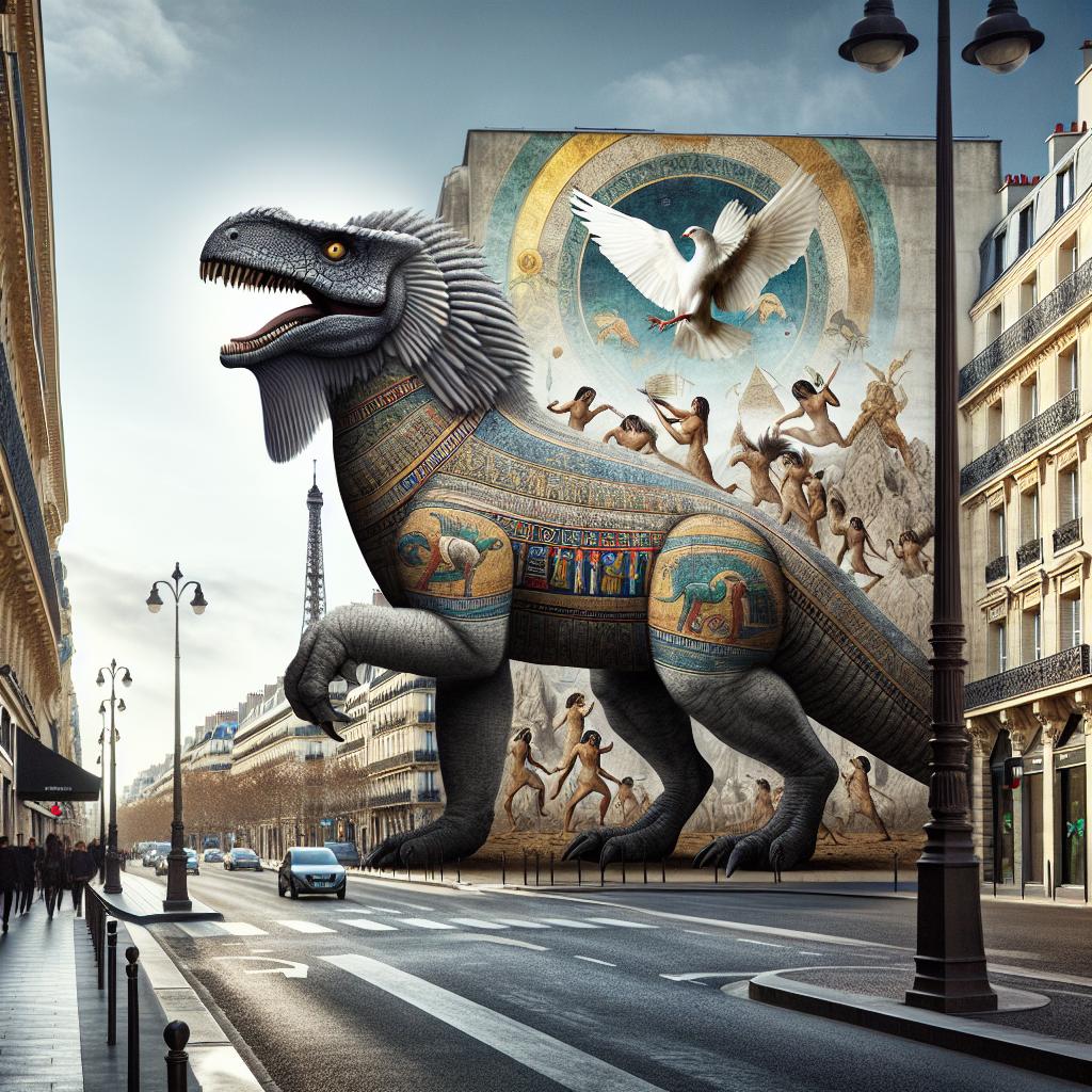 Divine Encounter: Mesopotamian Monsters Unleashed in Paris - A Christian Perspective