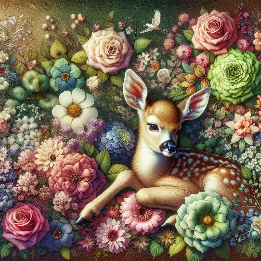 Fawn Among the Flowers: Embracing God's Divine Beauty