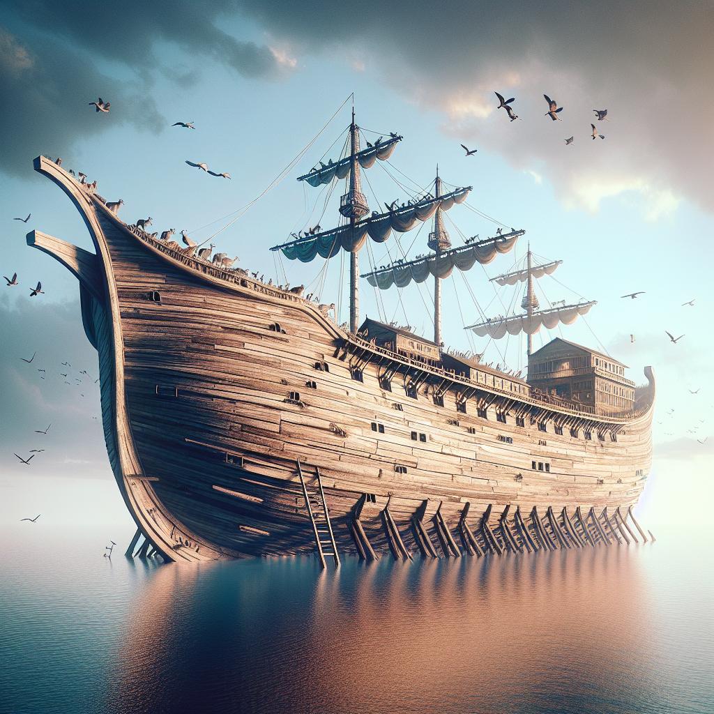 The Divine Majesty of the Ancient Gigantic Ships