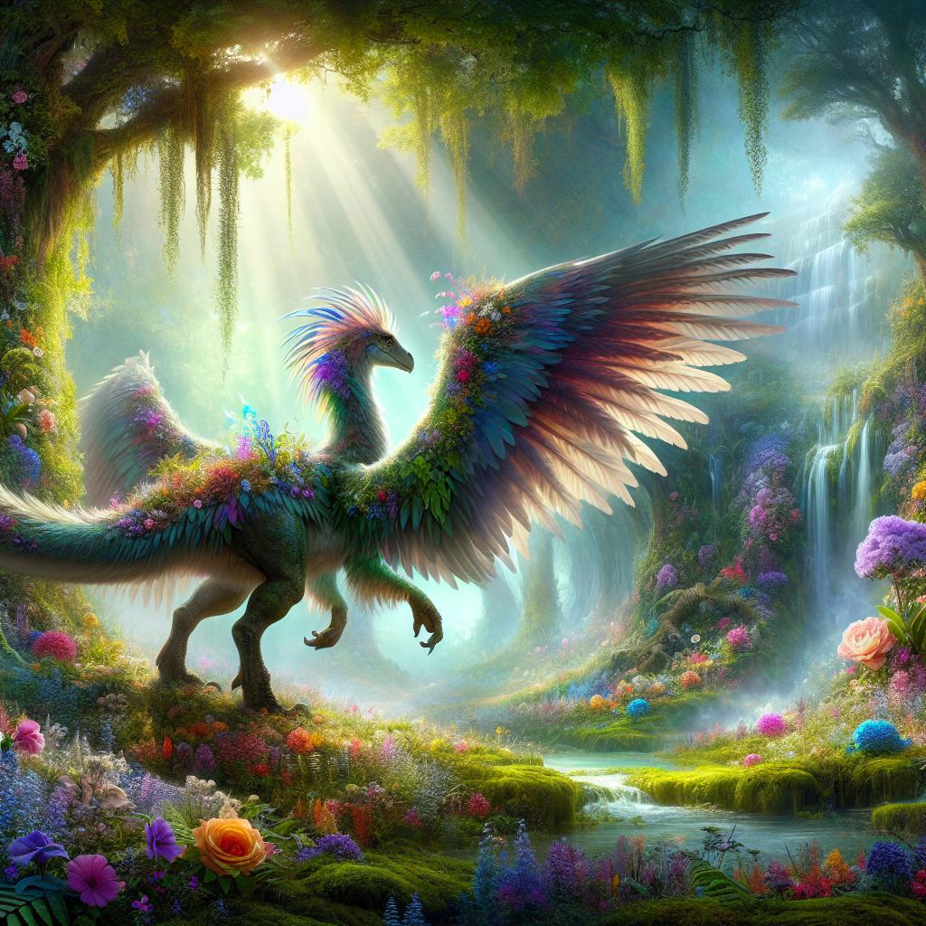 Unveiling the Divine Mystery of the New Four-Winged Feathered Dinosaur