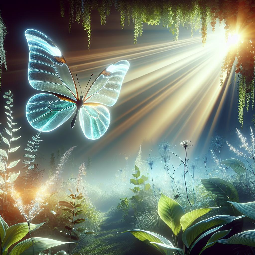 Divine Beauty Revealed: The Glasswing Butterfly and God's Grace