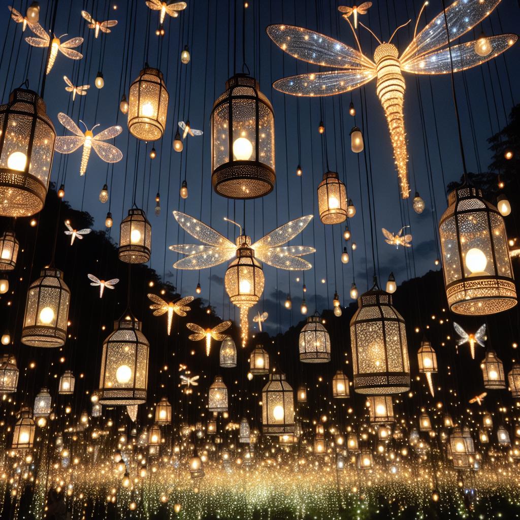 Divine Illumination: Unveiling the Spiritual Journey Through Firefly Lanterns and LED Lenses